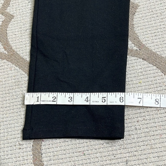 Chico's Ponte knit So Slimming Jeggings Black Solid Stretch Pants, Size 2 short - Picture 7 of 14